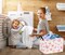 TIBAOLOVER Butterfly Pink Basket Baby Girls Basket Kids Storage Basket Rectangular Cute Toy Storage Bin Organizer Shelf Book Basket Butterfly Room Decor(Butterfly)
